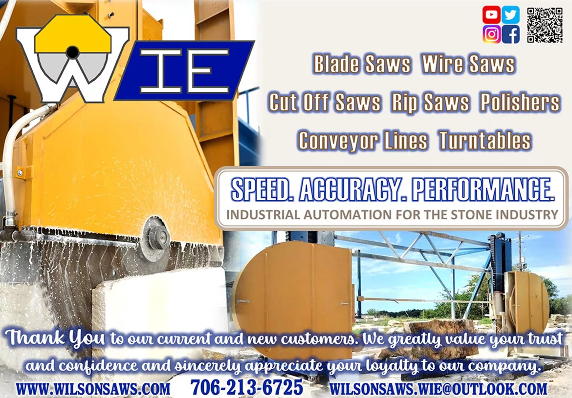 Industrial Automation for the Stone Industry from Wilson